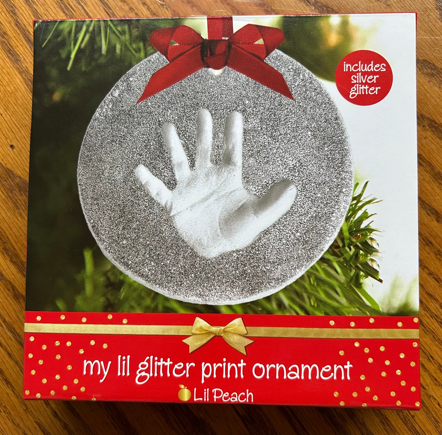Glitter Print Ornament