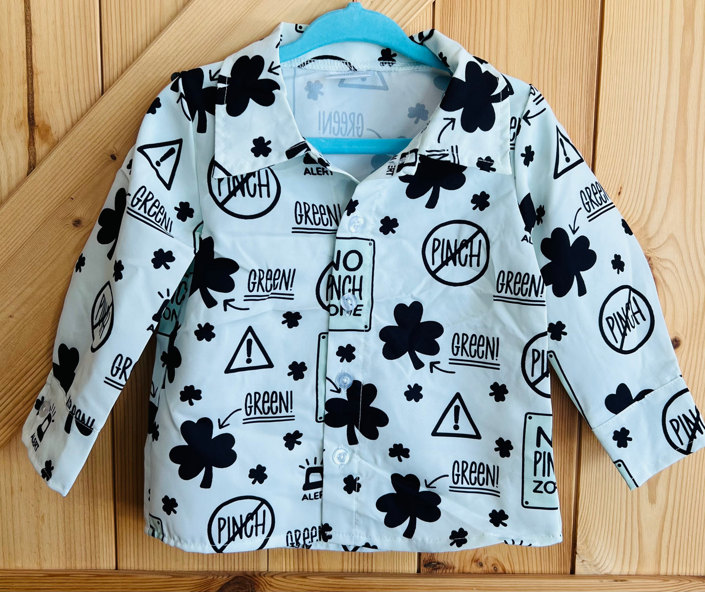 No Pinch Zone Button Up.