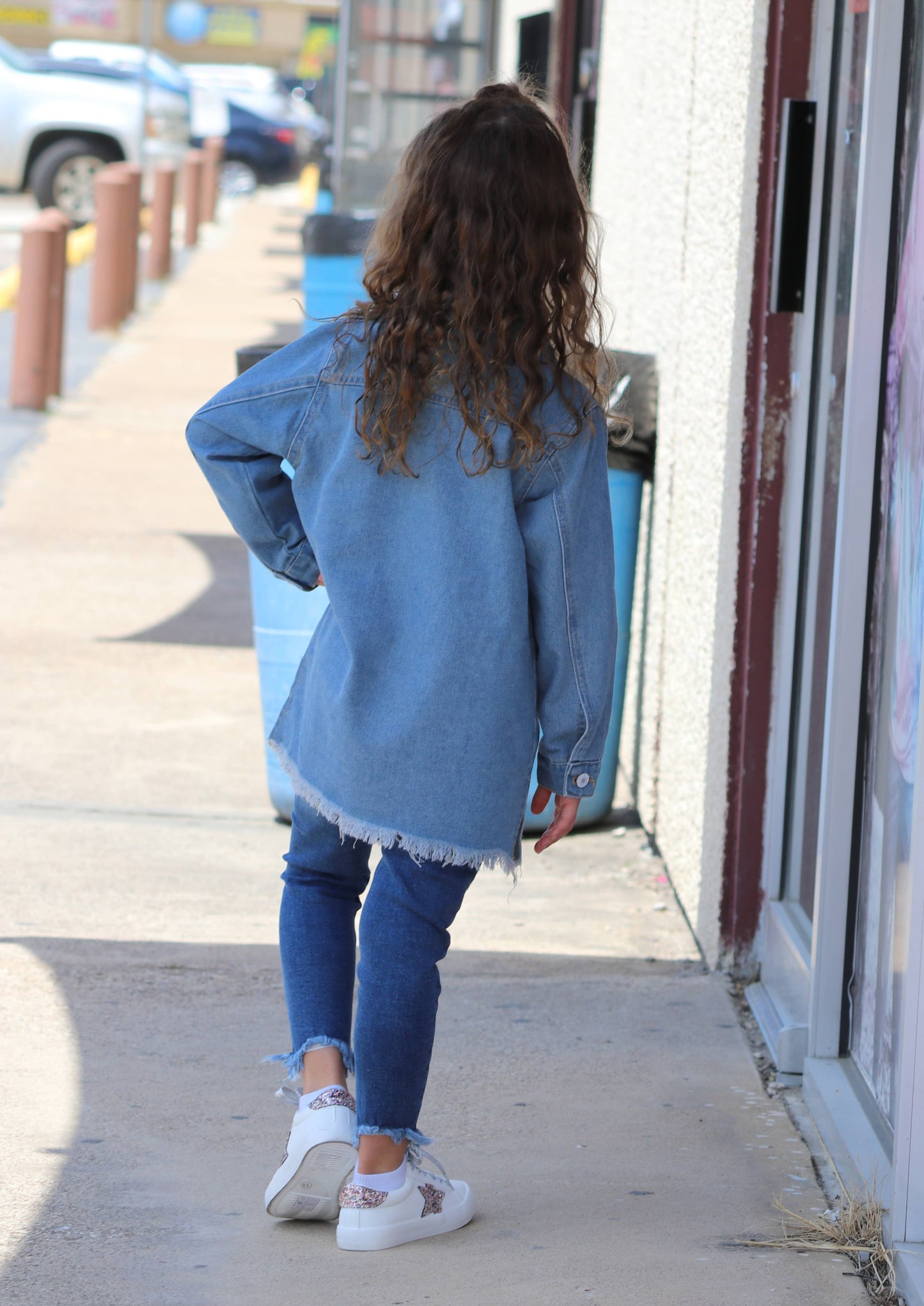 Embroidered Star Demin Jacket