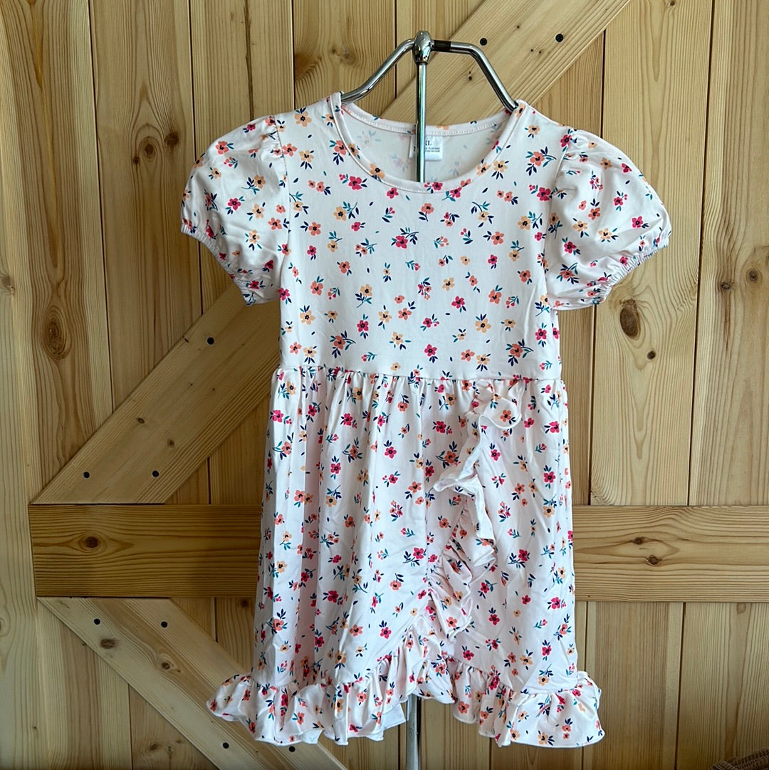 Floral printed Ruffle hem dress