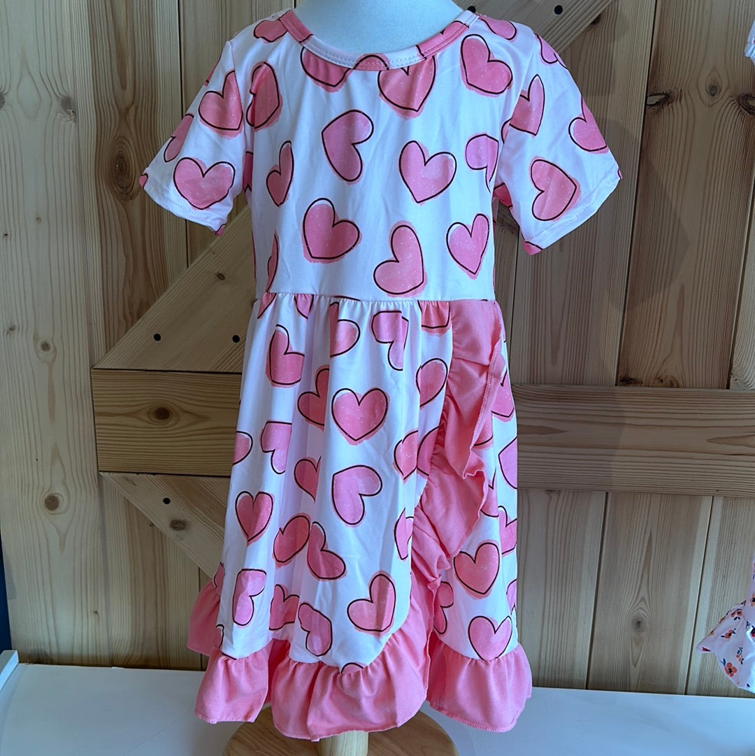 Wellie Kate - Pink Hearts