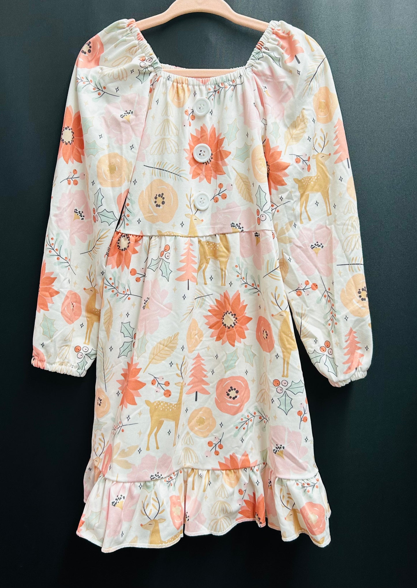 Deer/Floral Dress