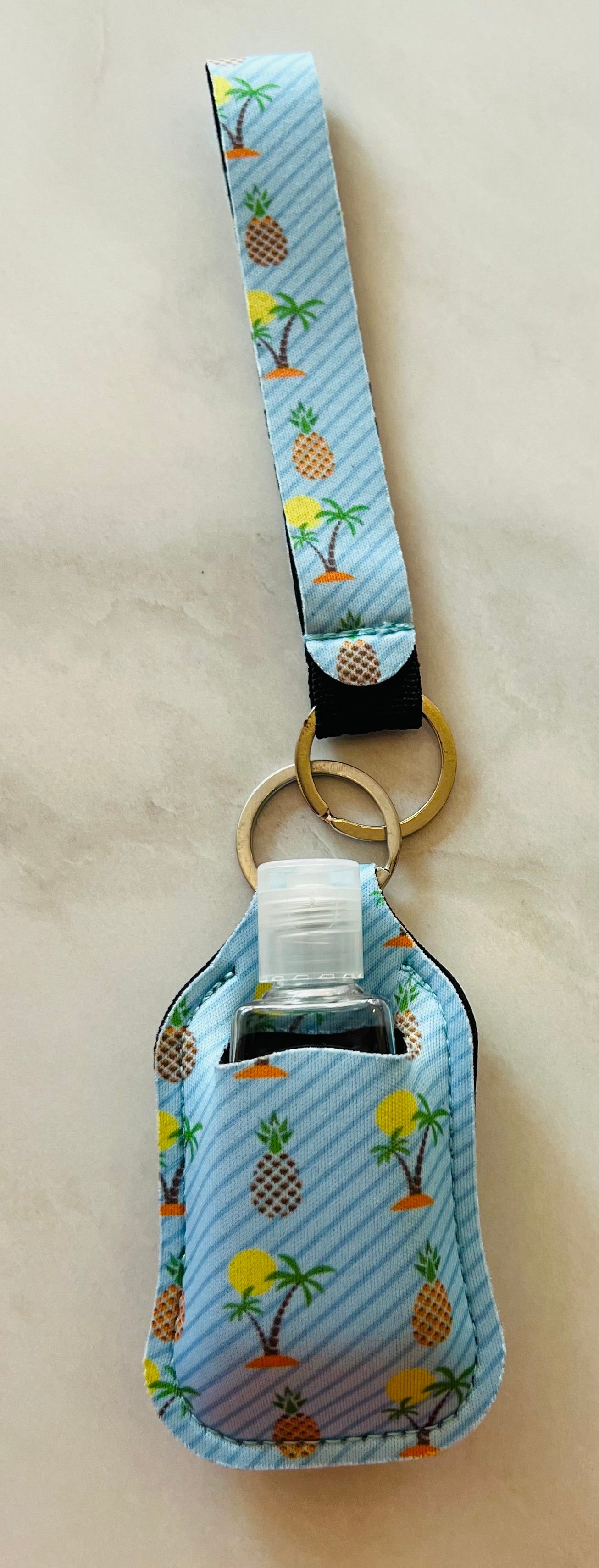 Hand Sanitizer/Wristlet Keychain