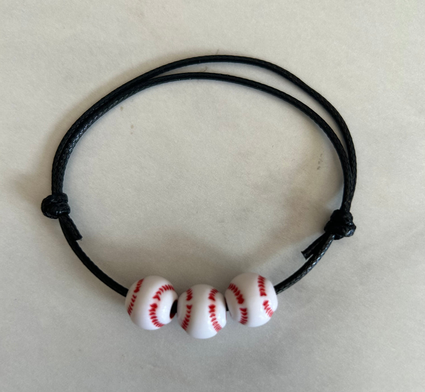 Baseball Cord Bracelet