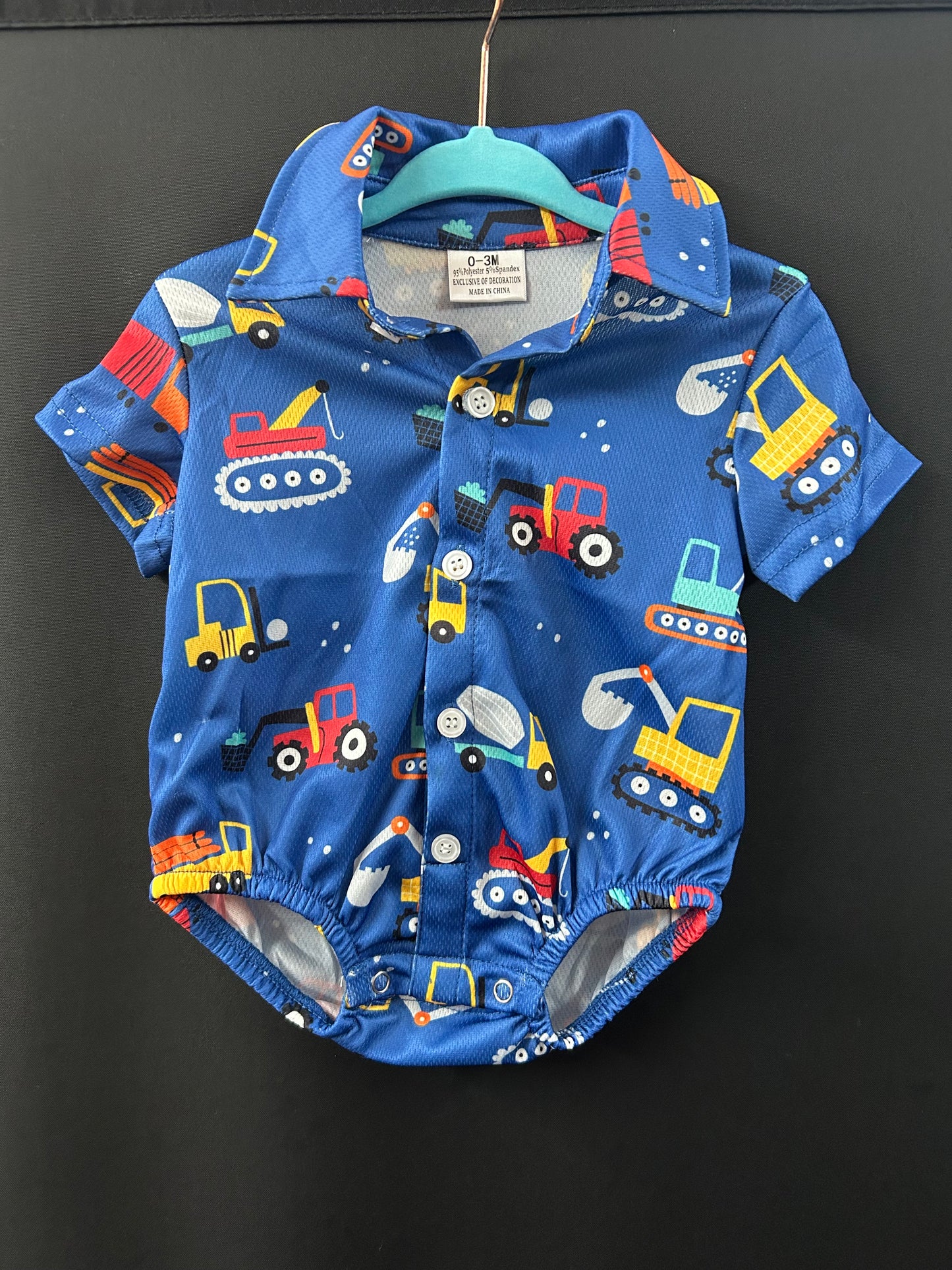 Construction Baby Onesie