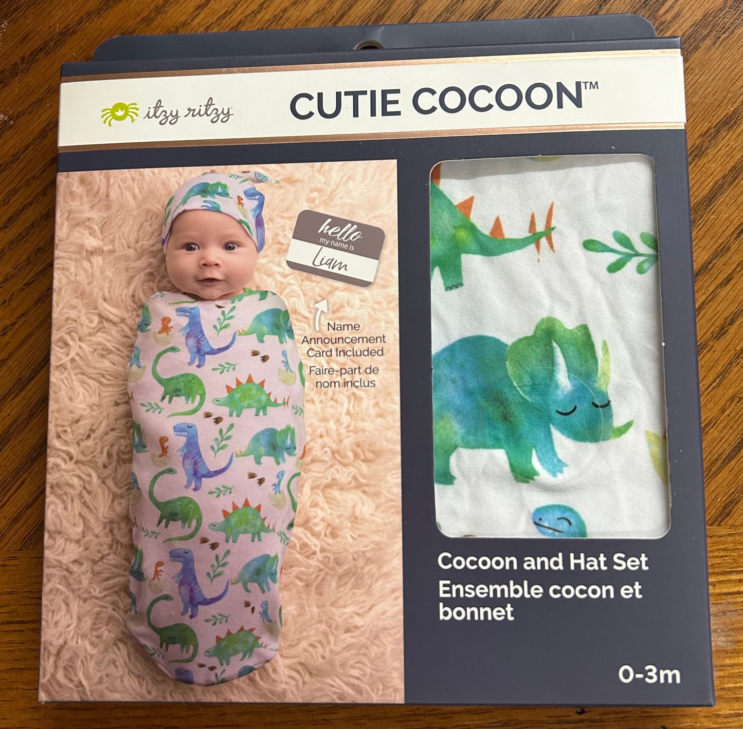 Swaddle and Hat set