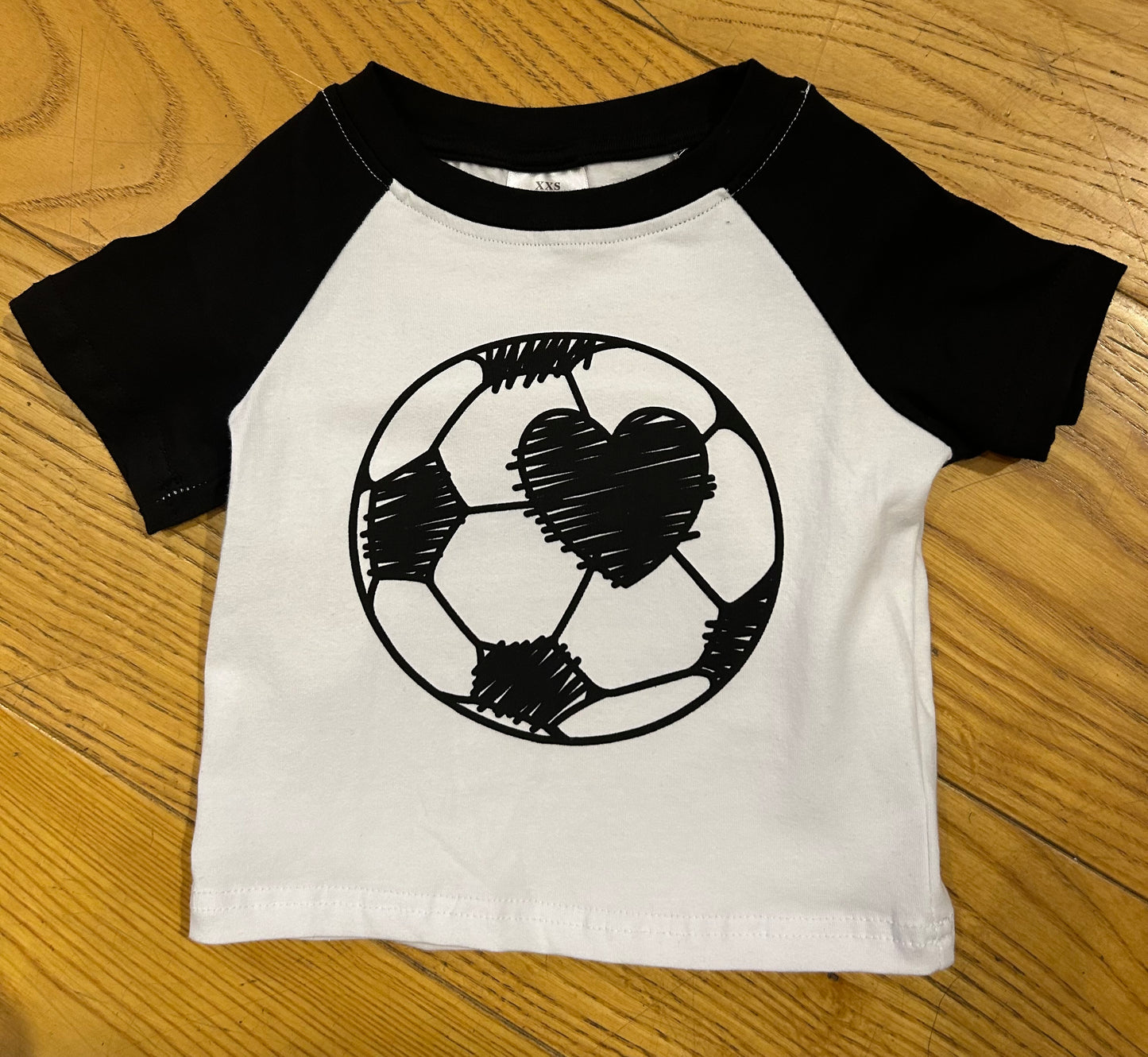 Soccer Ball with Heart Tee