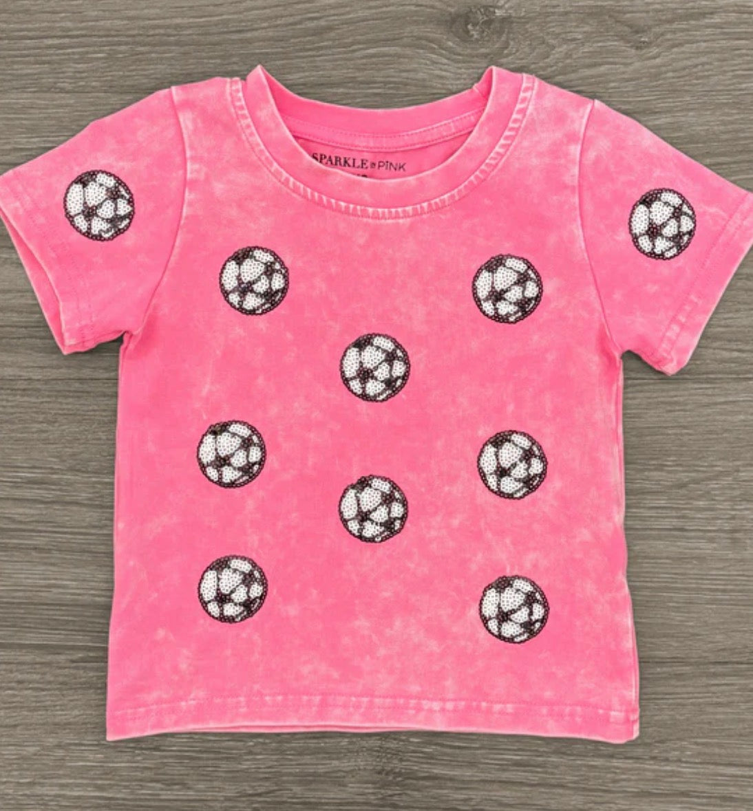 Sequin Soccer Top - Pink