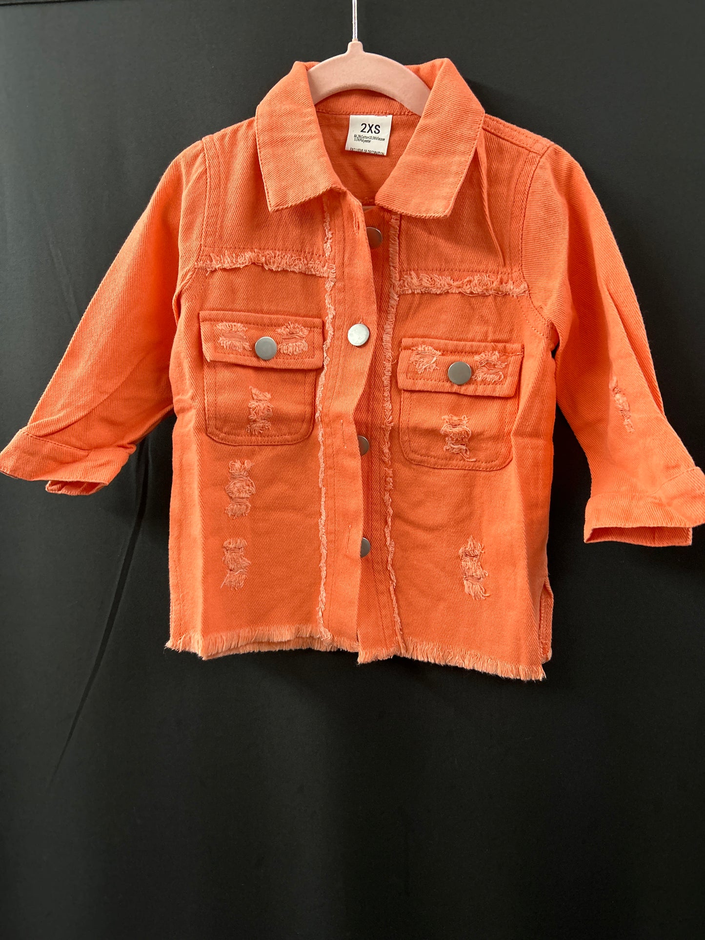 Jean Jacket- Orange