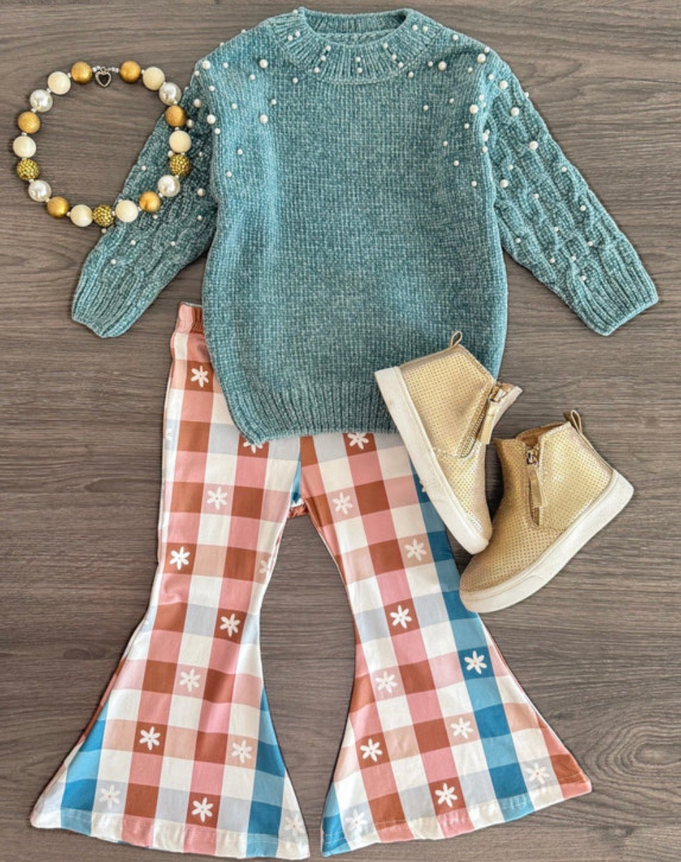 Sweater and Bell Bottoms