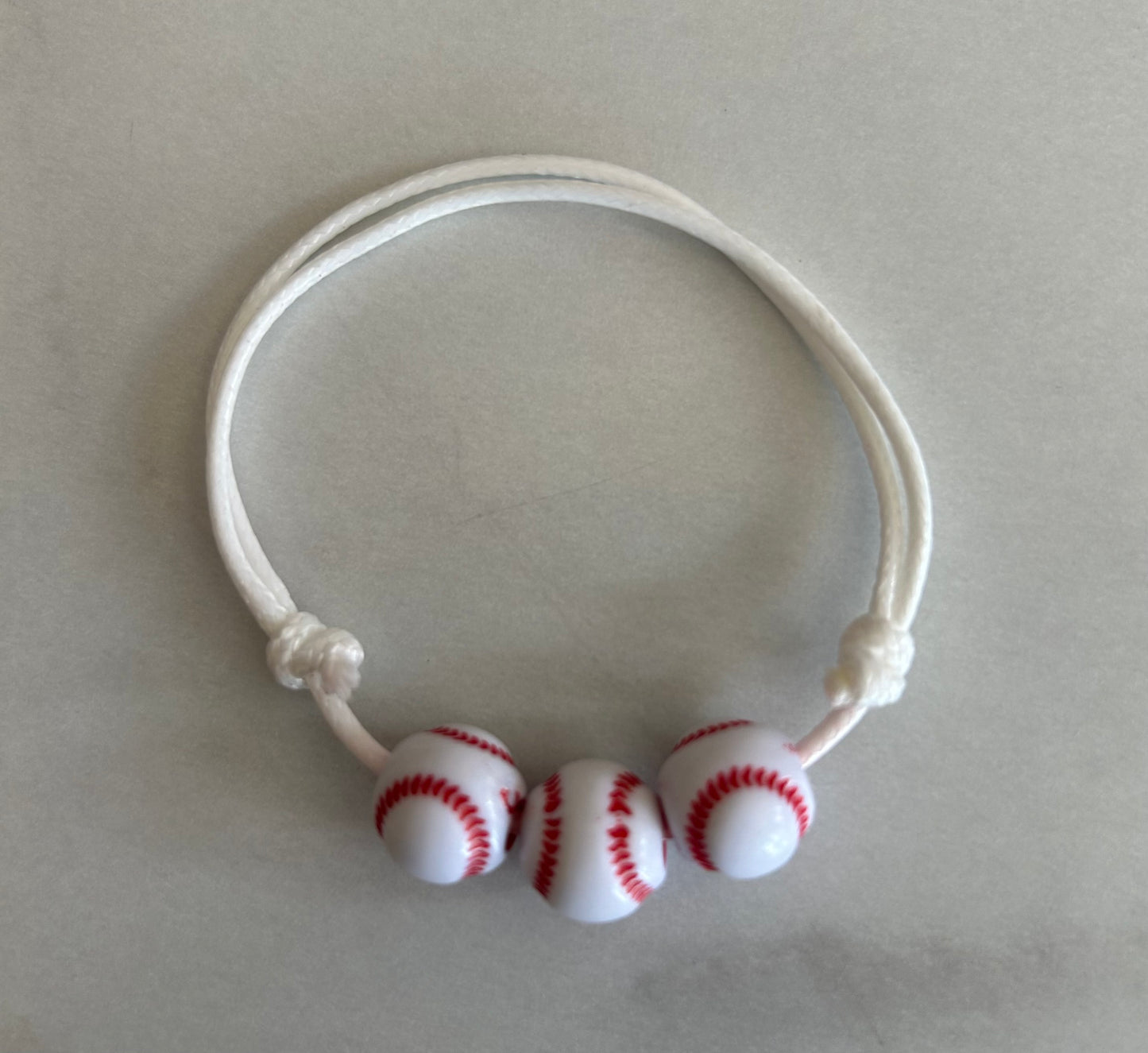 Baseball Cord Bracelet