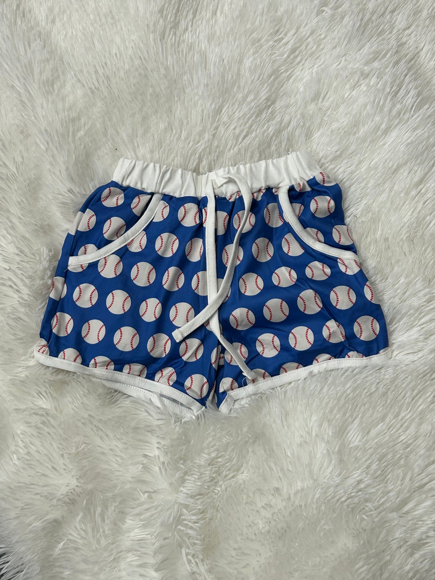 Baseball Printed Shorts