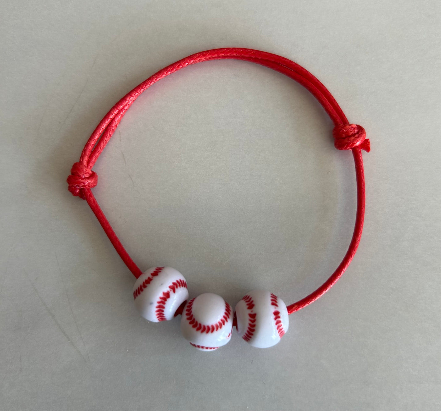 Baseball Cord Bracelet