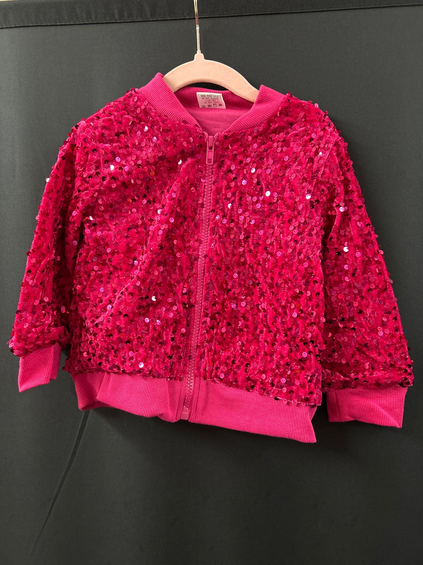 Sequins Jacket-Pink