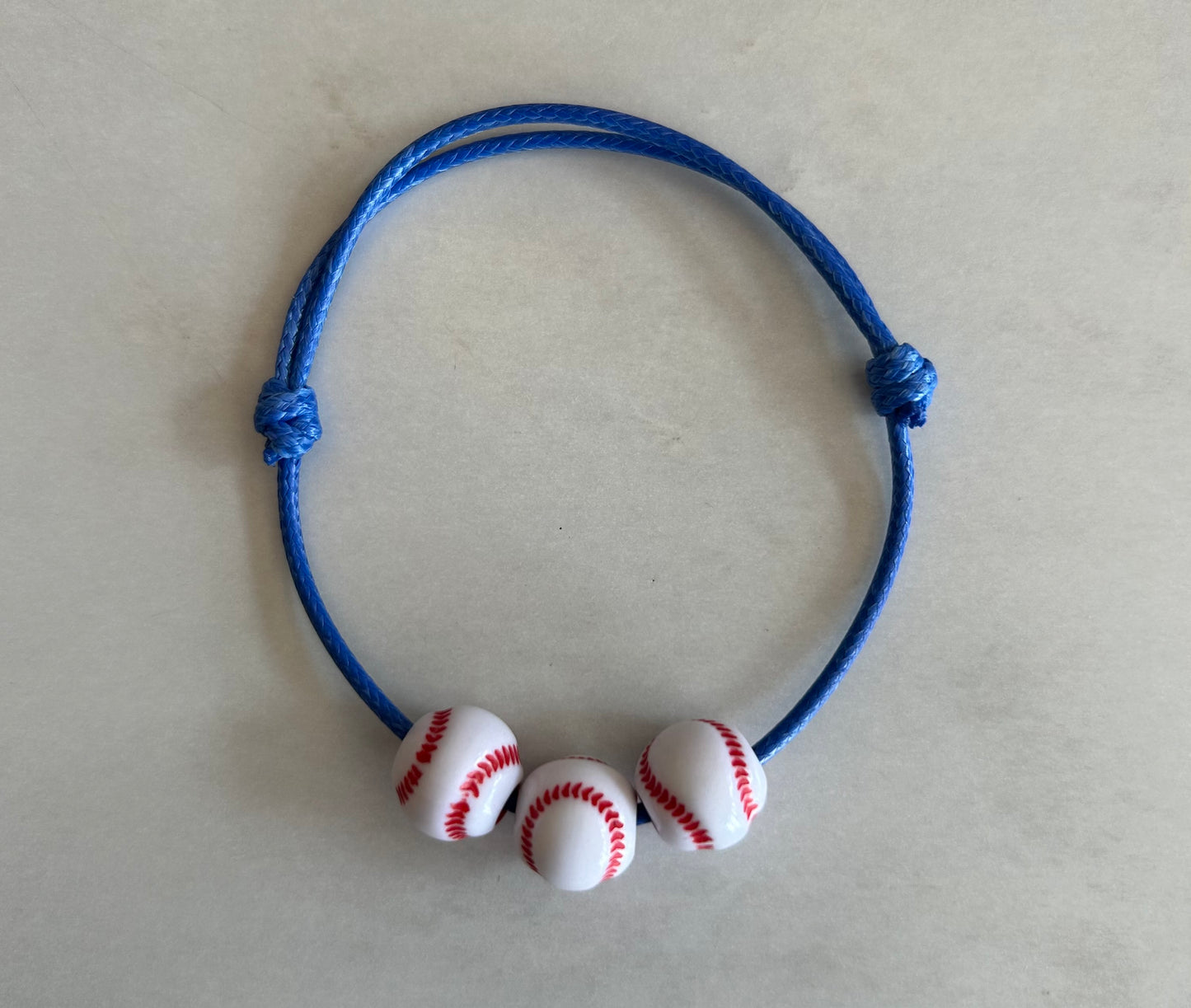 Baseball Cord Bracelet