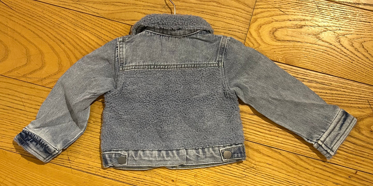 Sherpa Jean Jacket