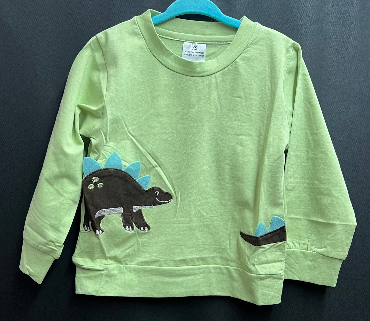 Green Dinosaur Sweatshirt
