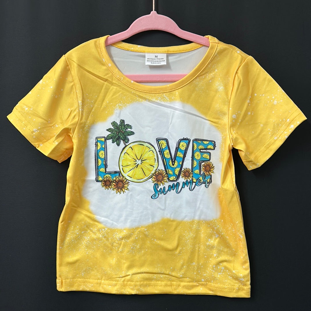 Yellow Love Summer Tee