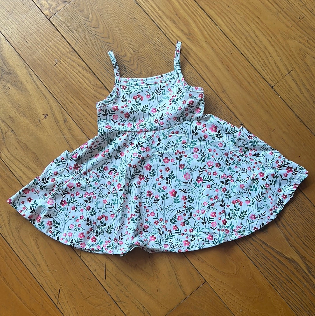 Spaghetti strap floral
