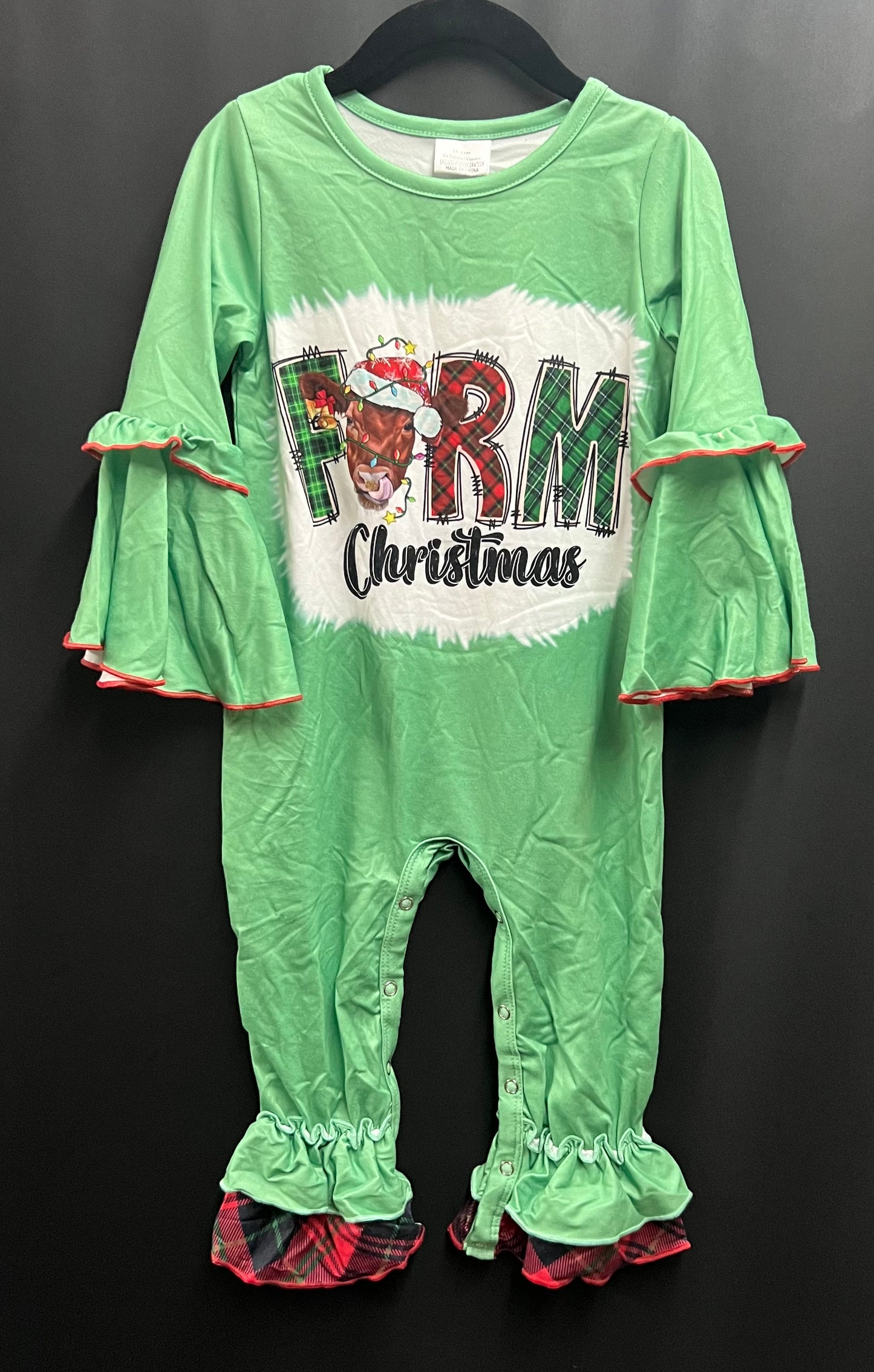 Farm Christmas Romper