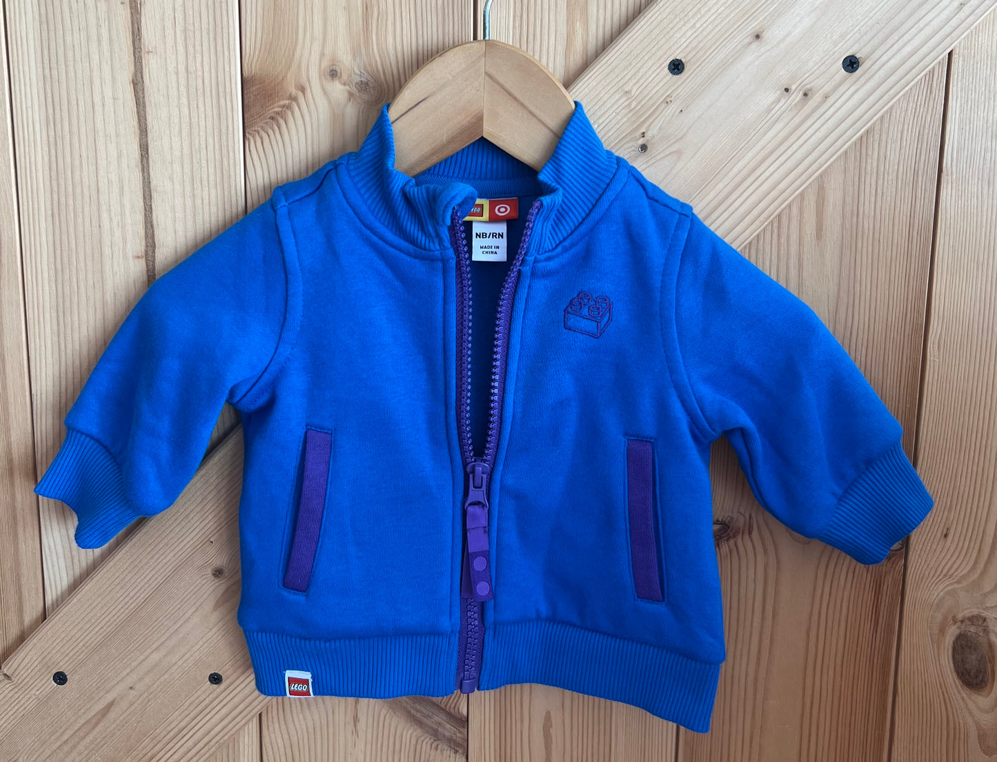 Legos zip up jacket - NB - Used