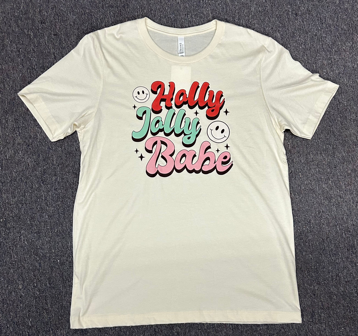 Holly Jolly Babe Tee -Adult