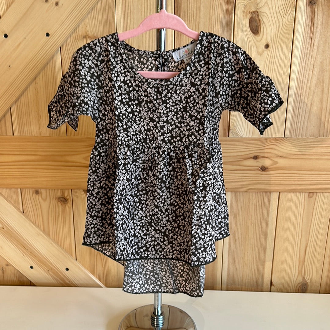 Spencer Ruffle Sleeve High-Low Dress