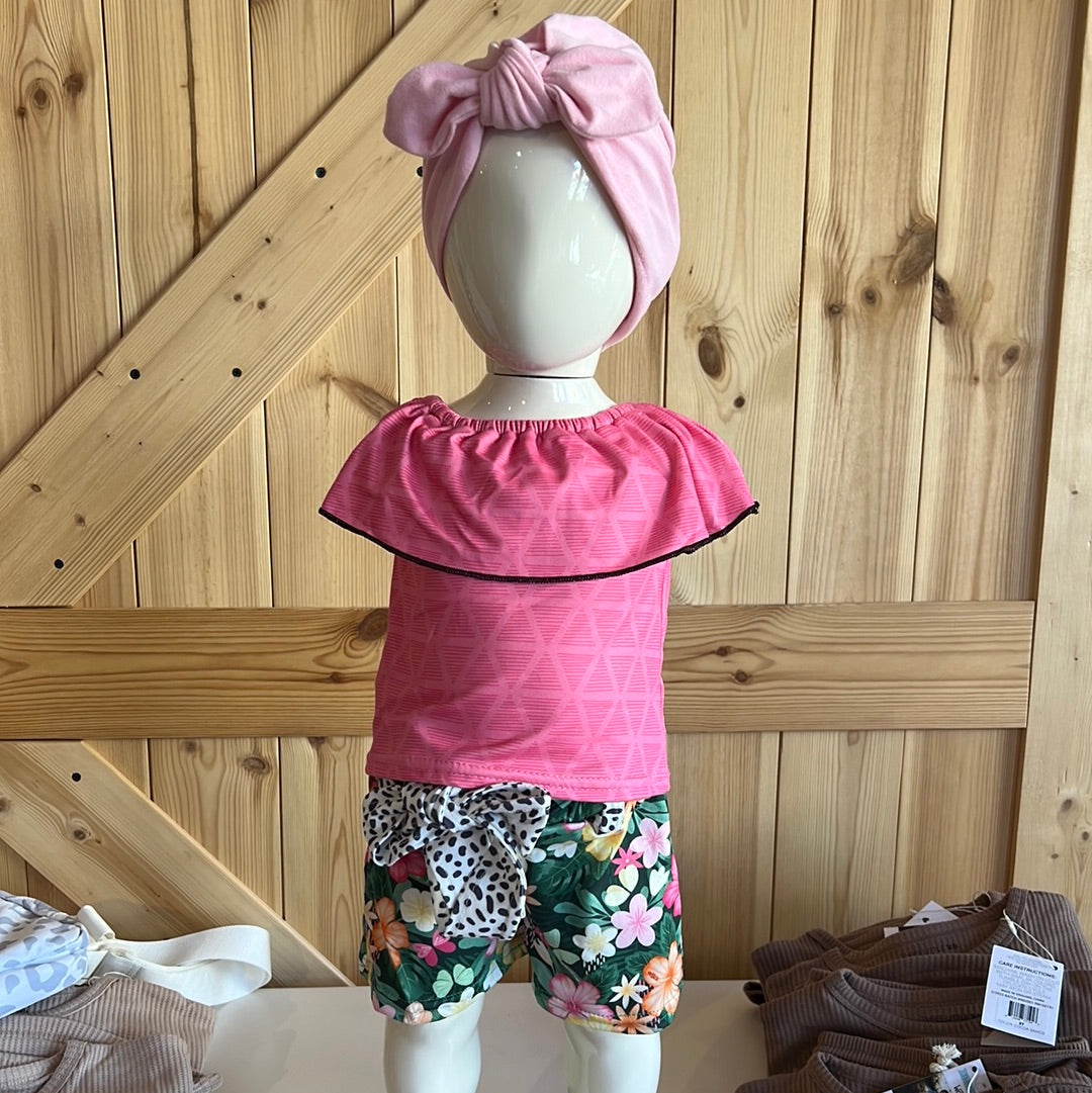 Wellie Kate Island Blossom Short Set