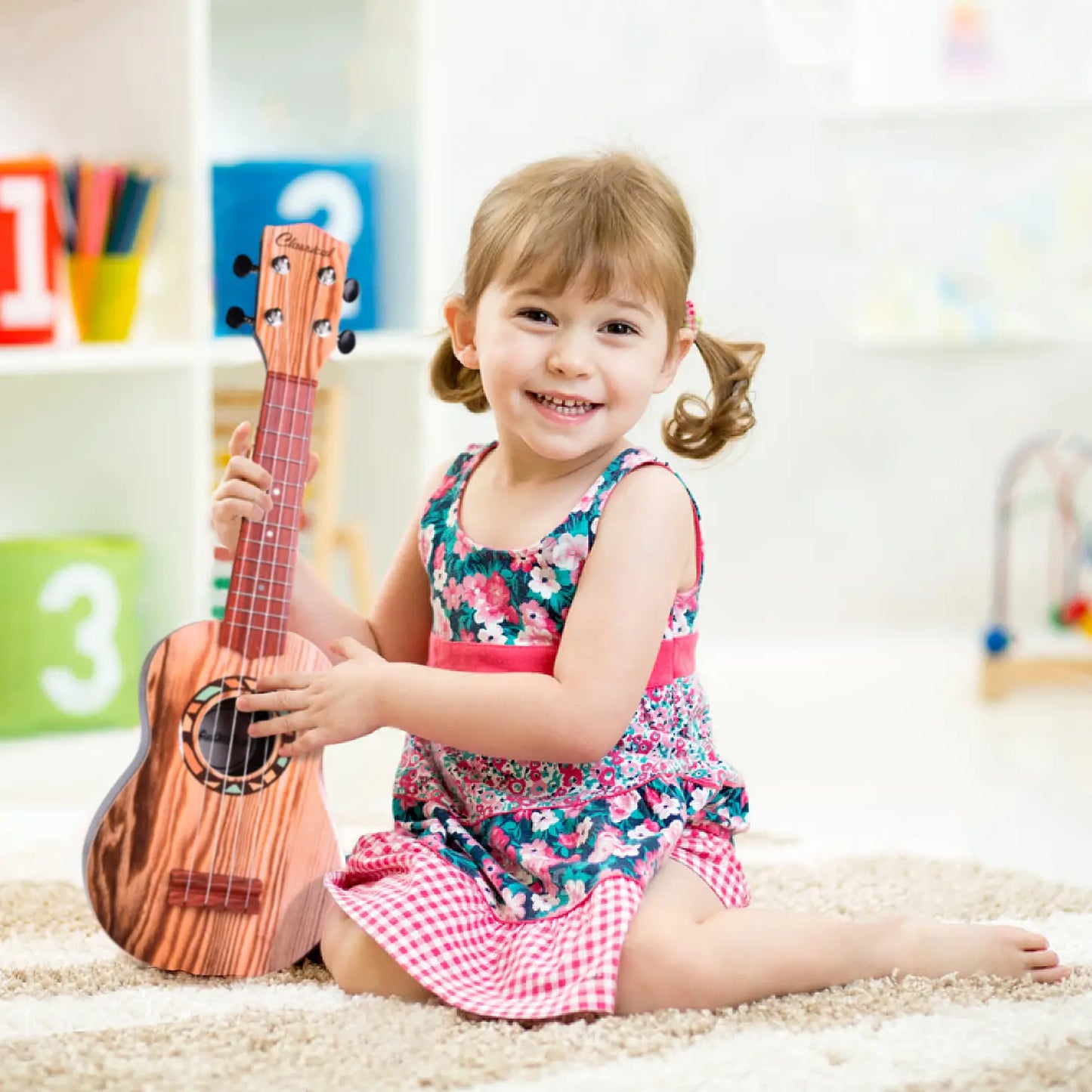 21 Inch Toy Ukulele For Kids Musical Instruments