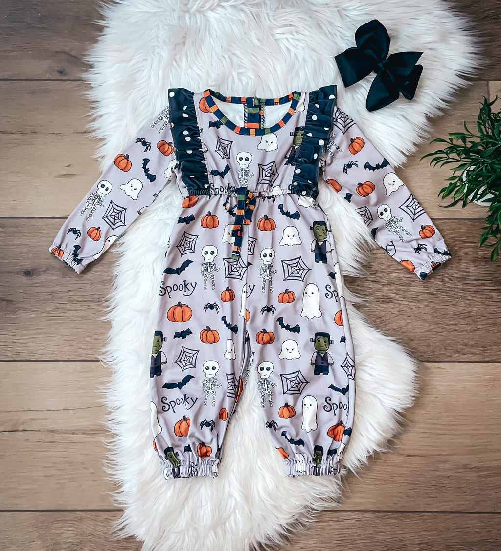 The Boo Crew- Girls Infant Romper