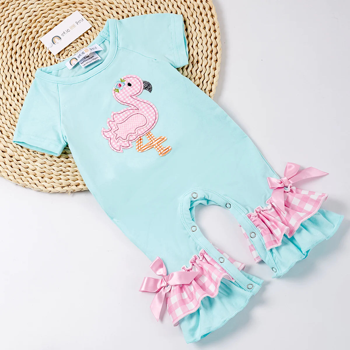 Feisty Flamingo- Infant Romper