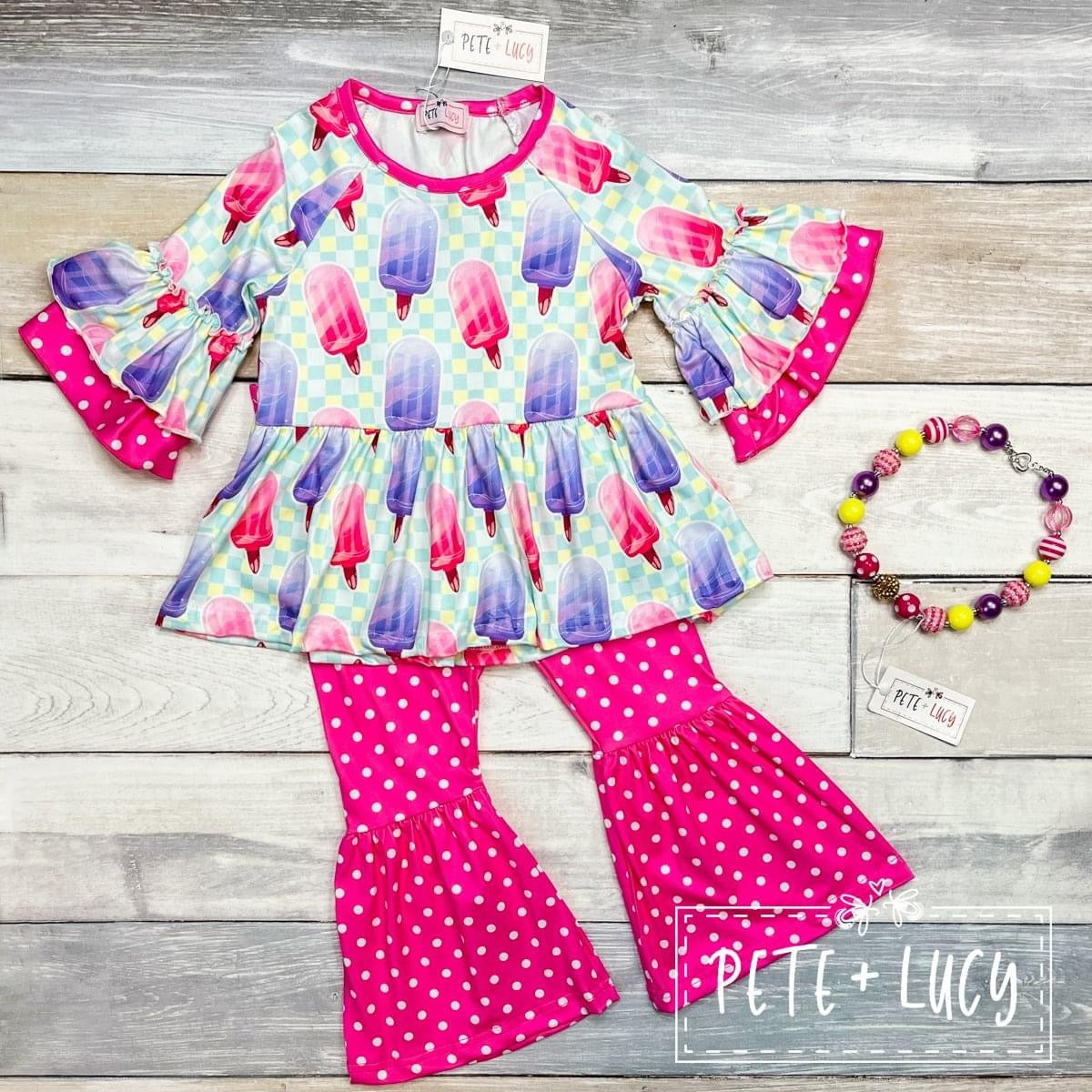 Sweet Popsicles- 2 Piece Pant Set