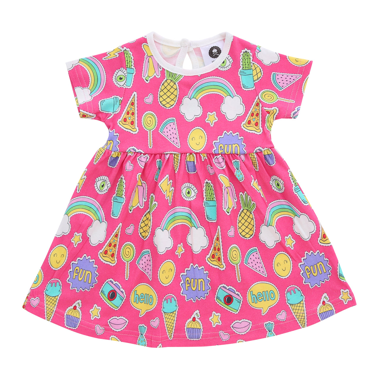 Pink Rainbows Dress