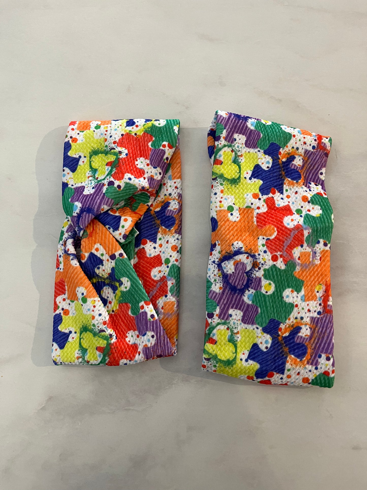 Autism Awareness- Kid/Adult Headwrap