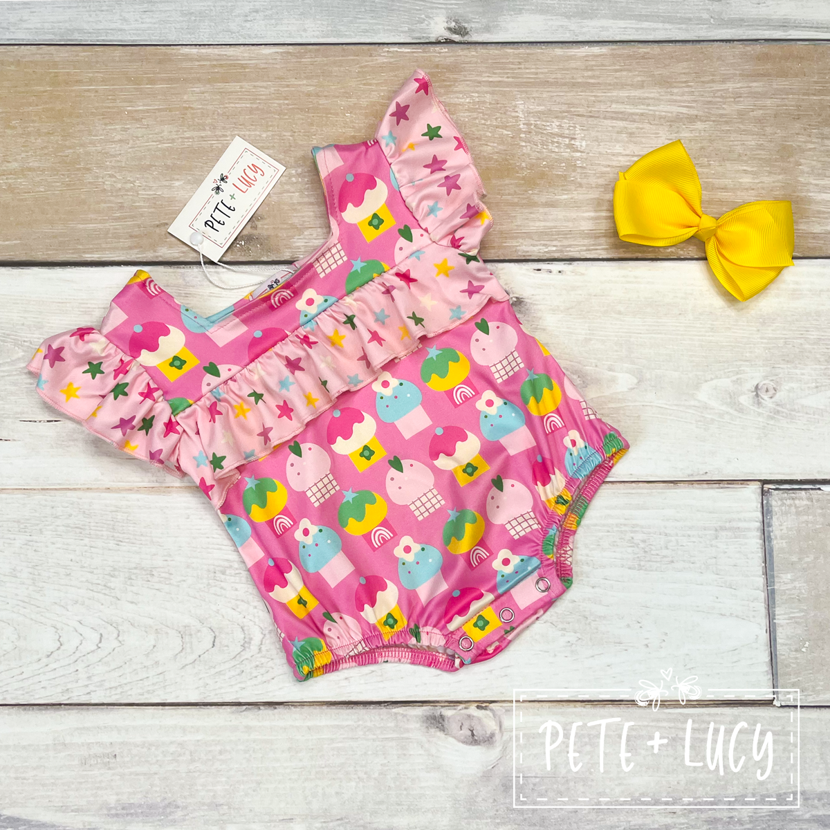 Cute As A Cupcake- Infant Romper