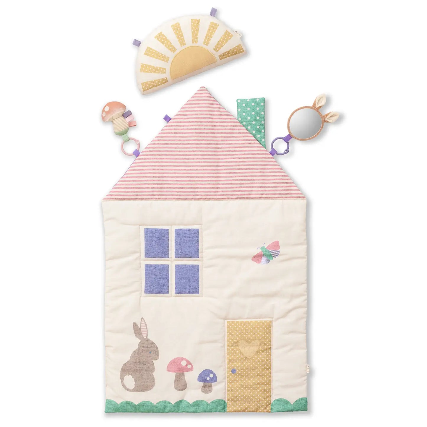 Bitzy Bespoke Tummy Time Cottage Play Mat