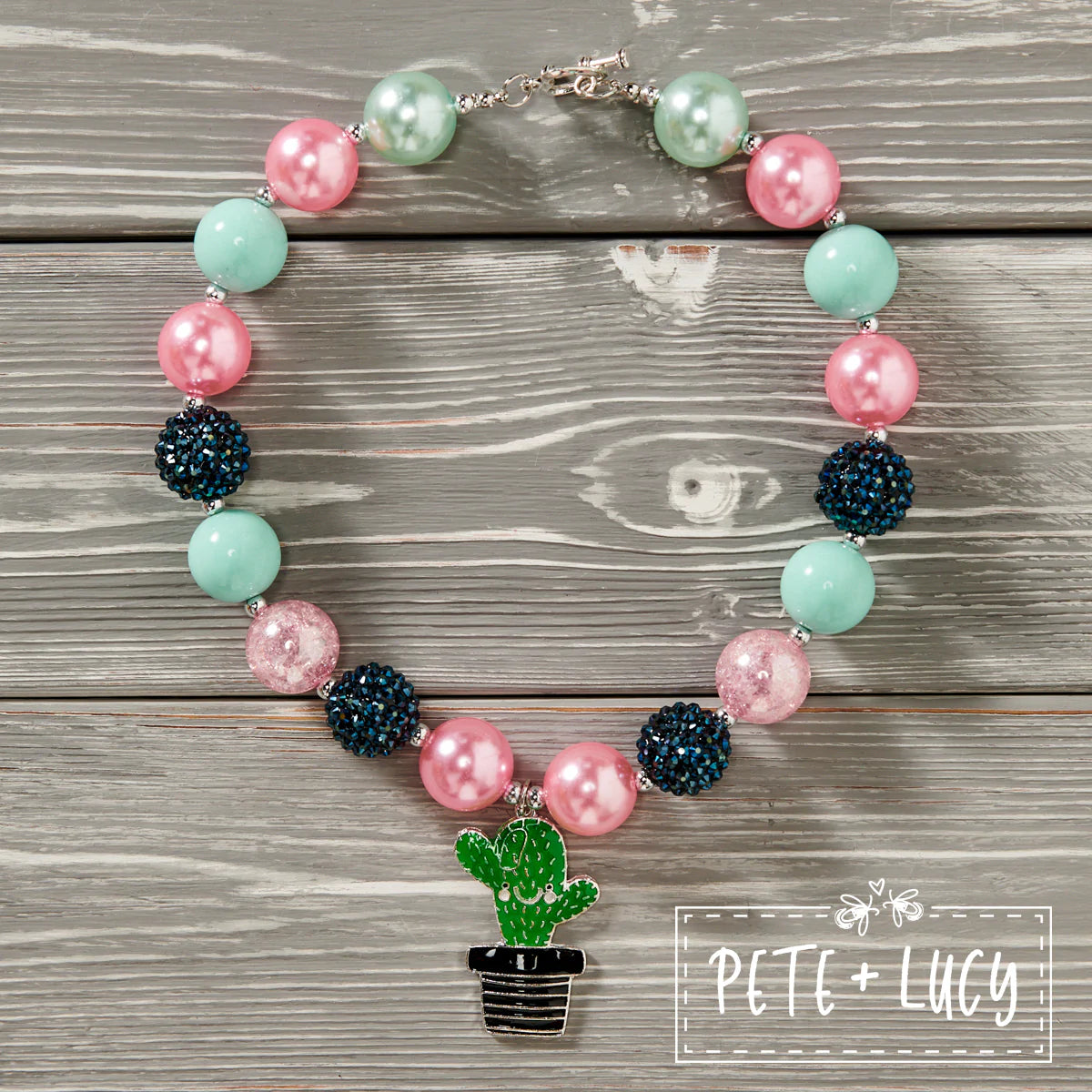 Boho Cactus- Chunky Necklace