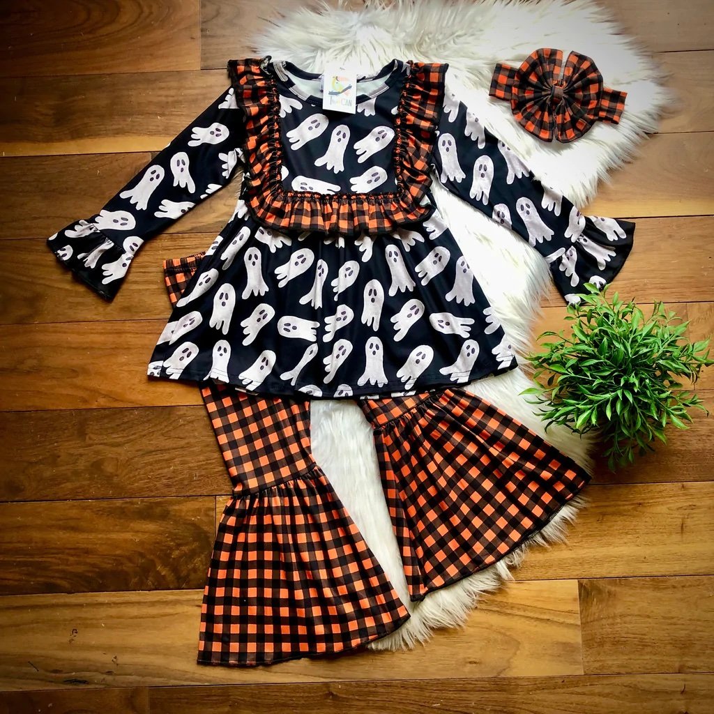 Hey Boo Flare Pants Set