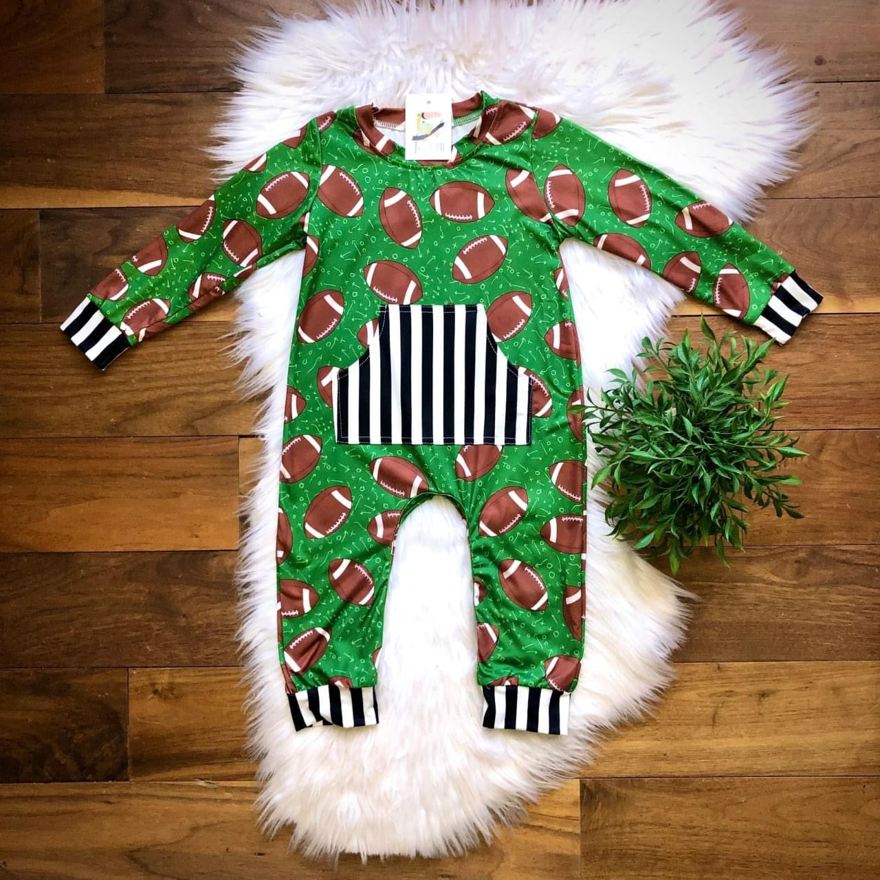 Ready, Set, TOUCHDOWN!- Boy Infant Romper