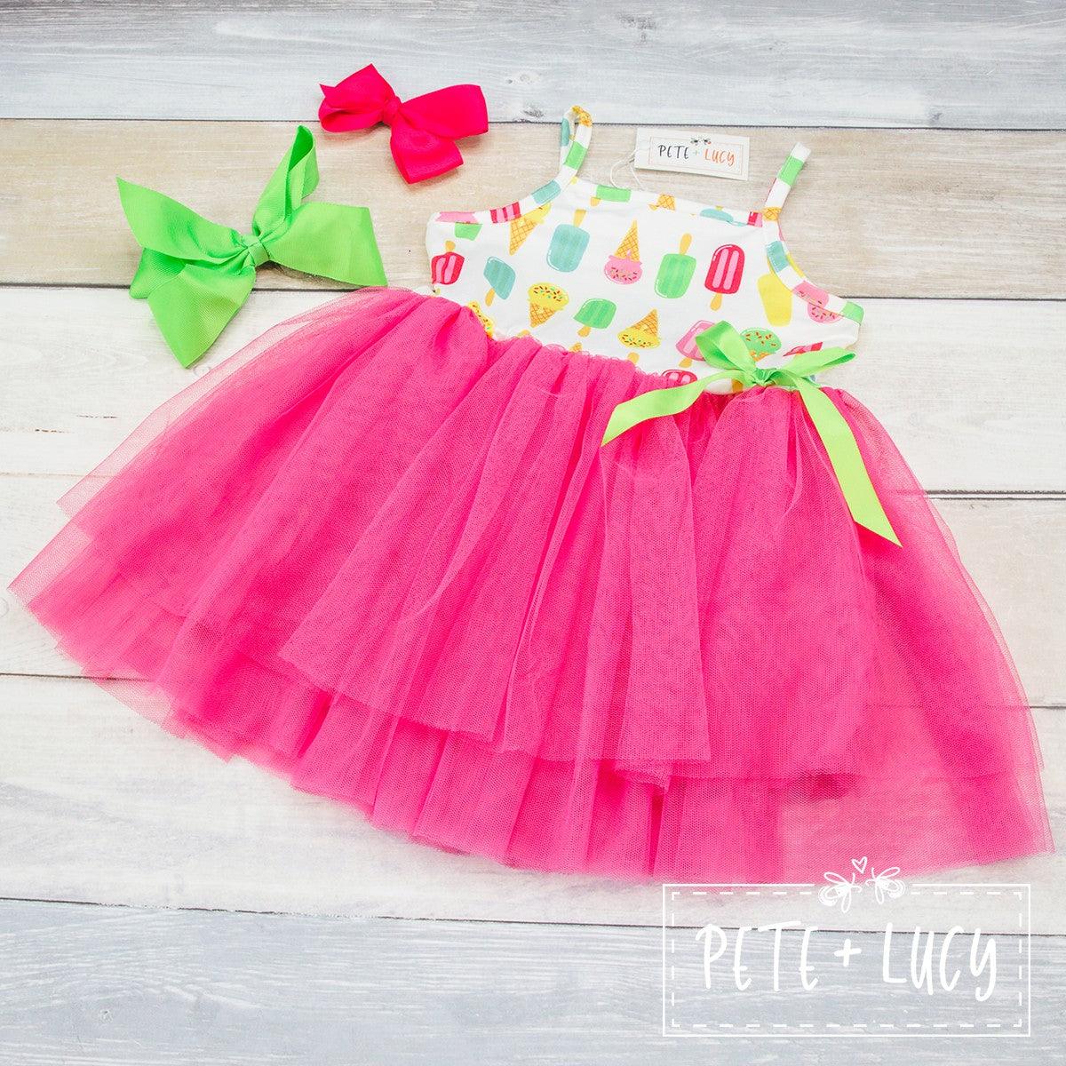 Popsicle Fun-Tulle Dress