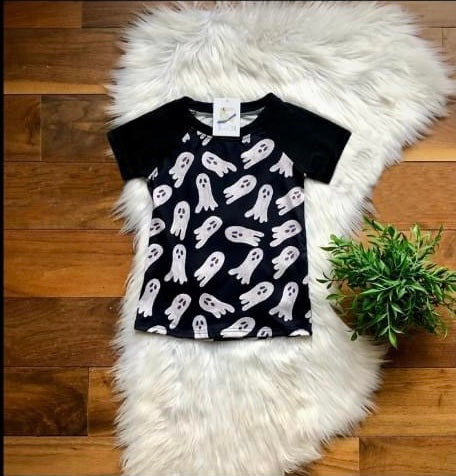 Hey Boo- Short Sleeve Raglan