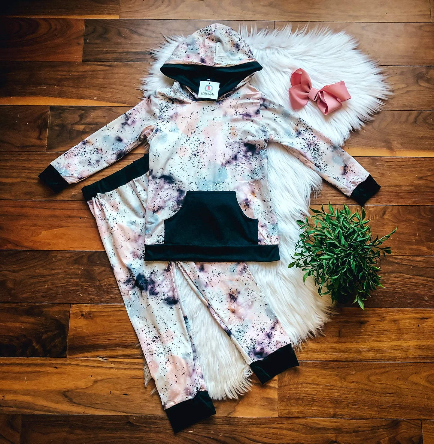 Splatter Tie Dye -Jogger Set