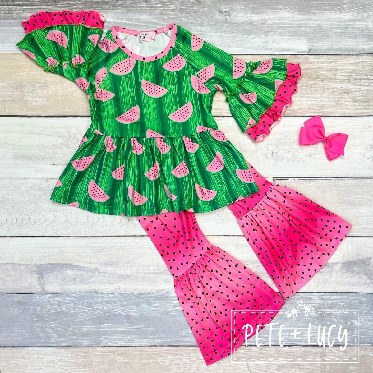 Juicy Watermelon- Capri Set