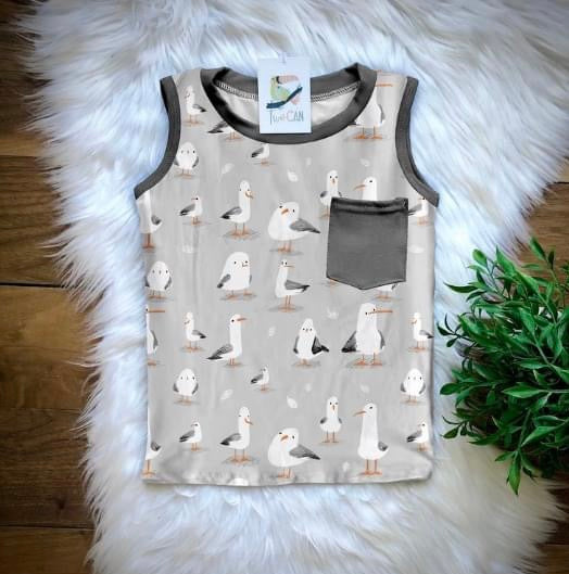Summer Seagulls- Tank Tee