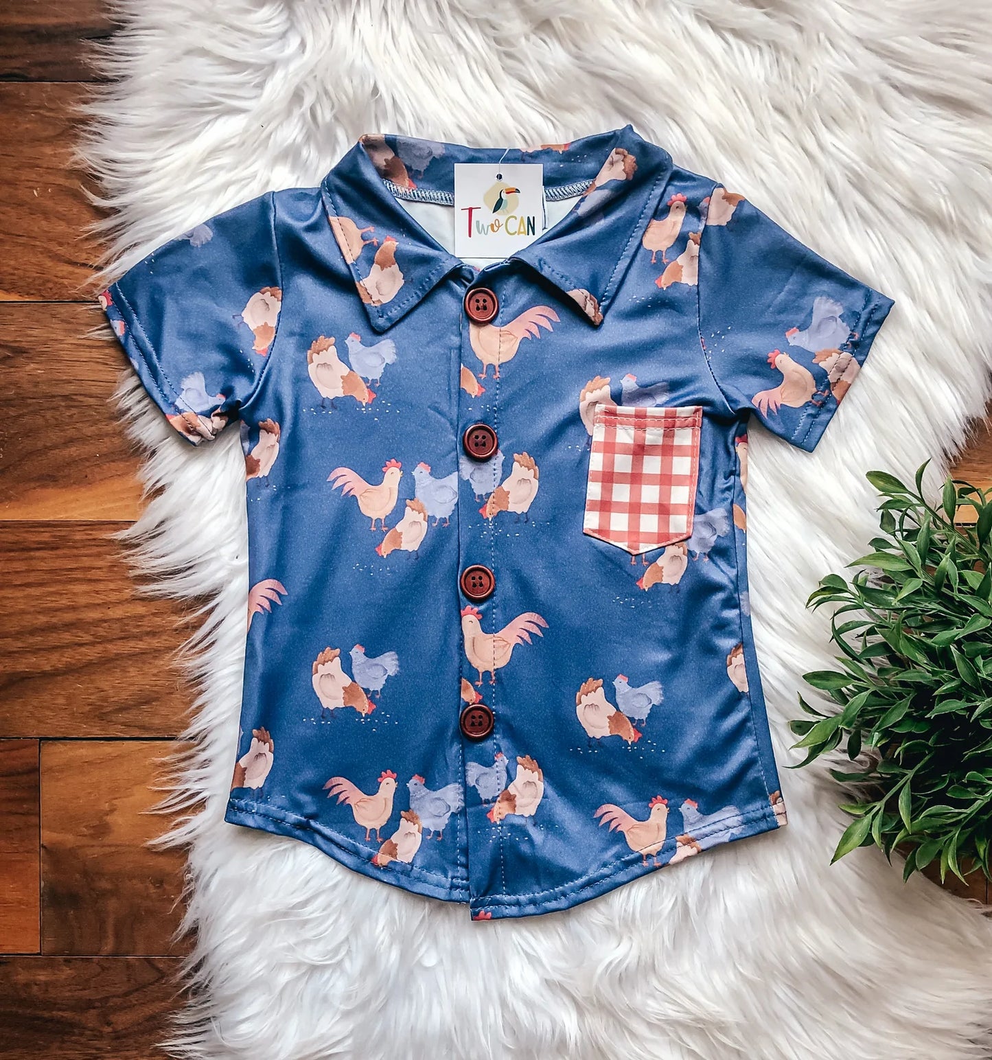 In The Coop - Button Up