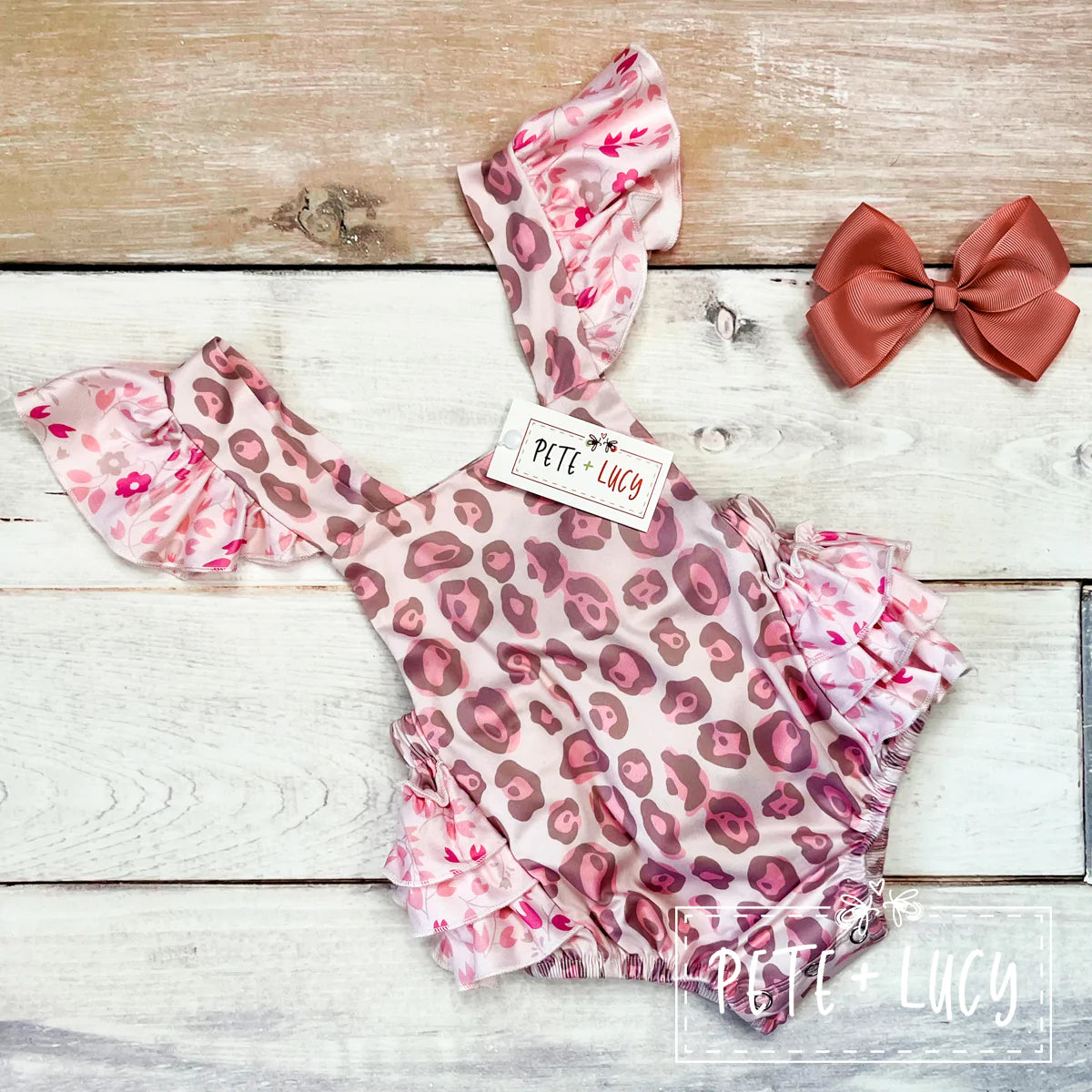 Sweet Leopard Romper