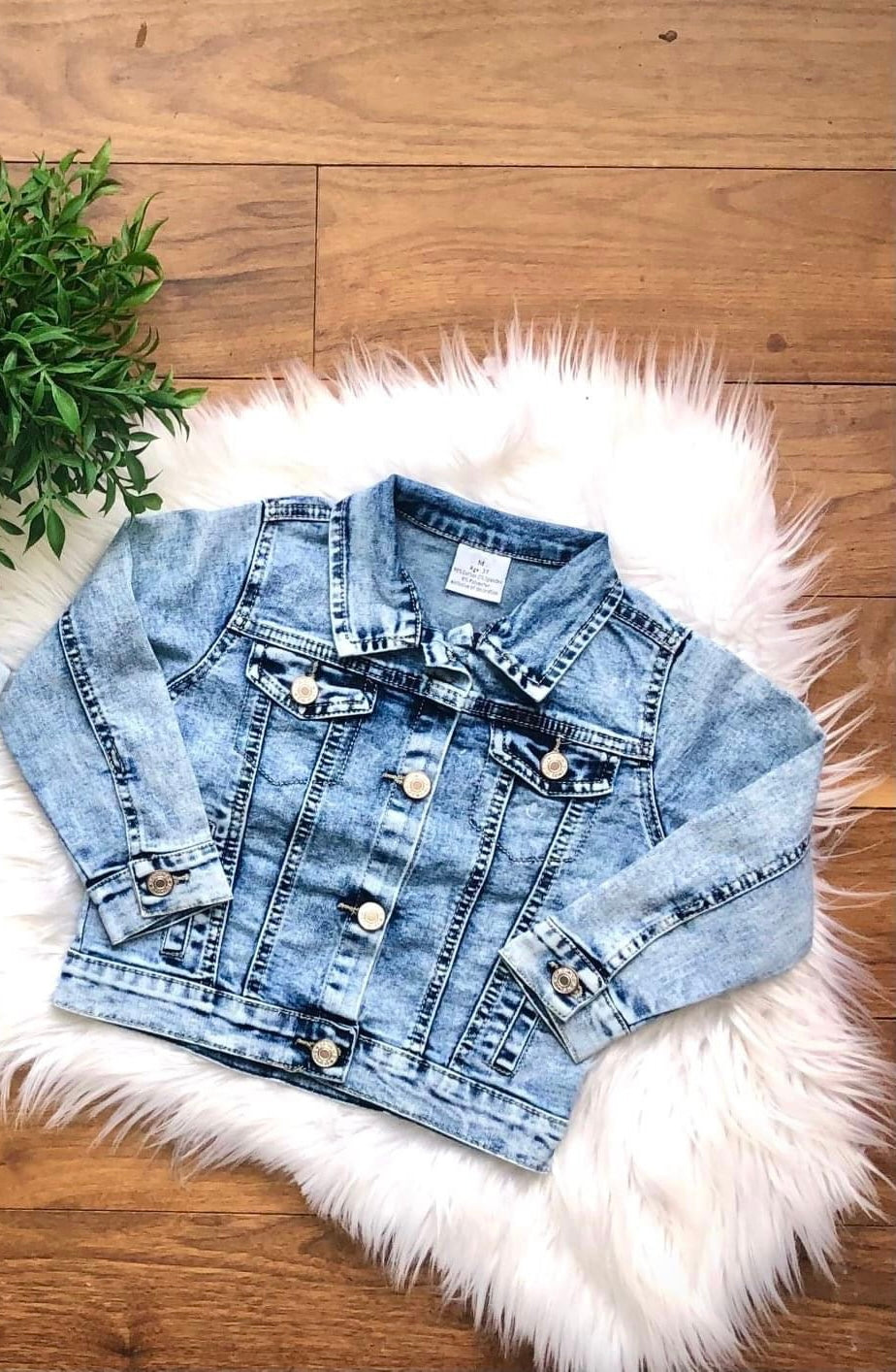 Unisex Light Wash Denim Jackets