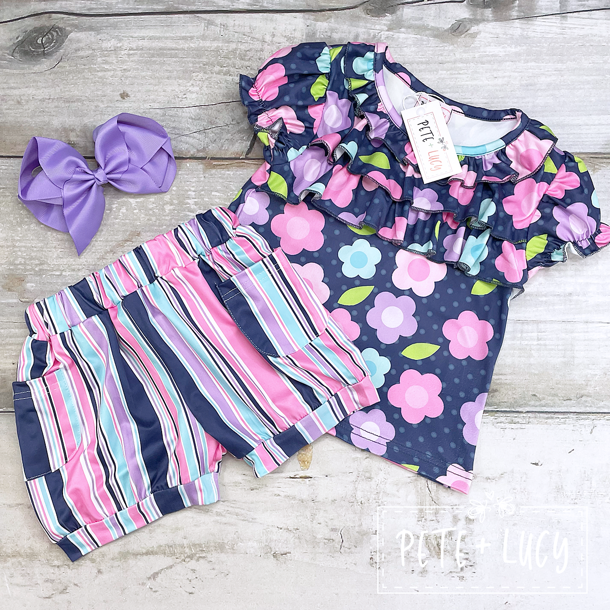 Lori Floral- Shorts Set