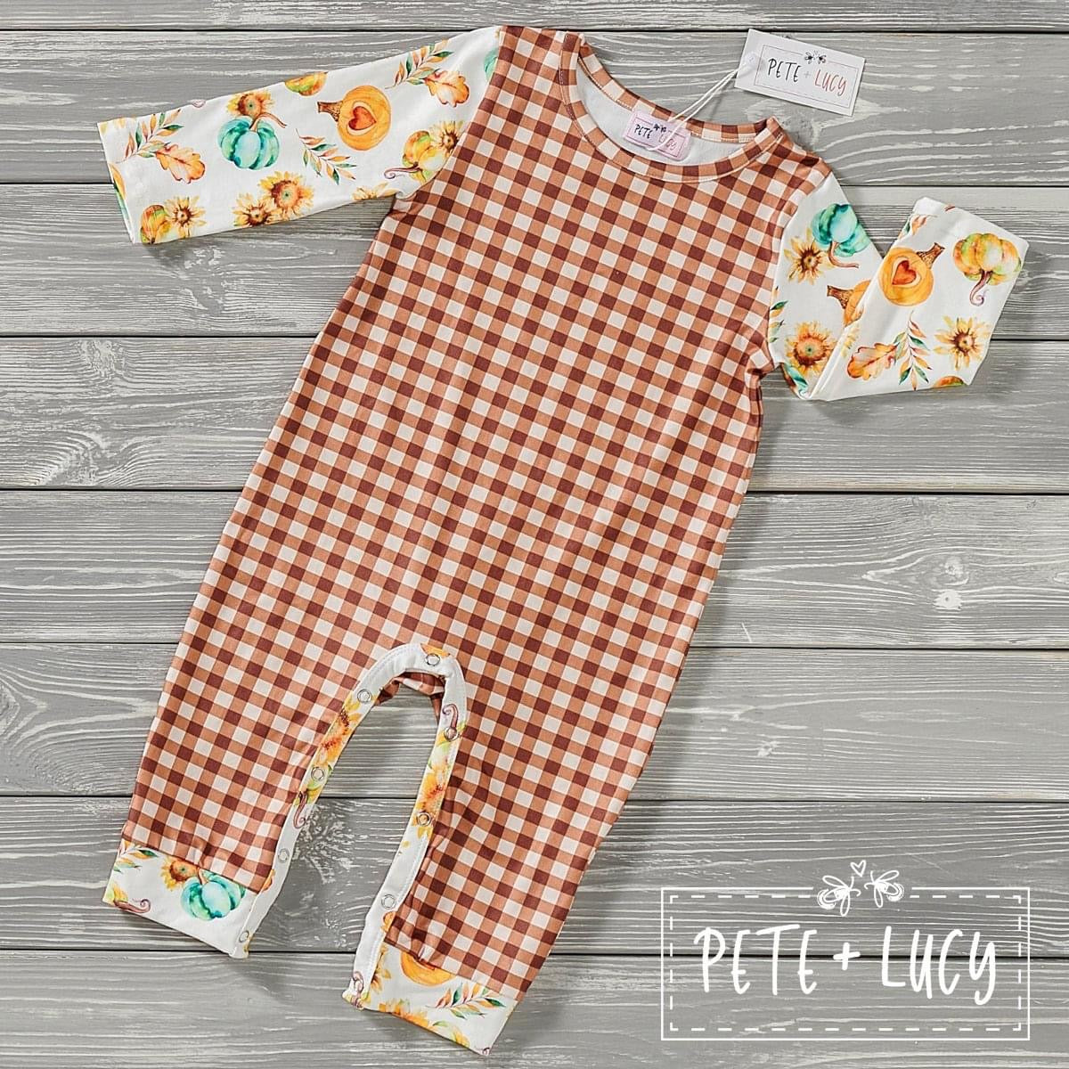 Pumpkin Love- Boy’s Romper