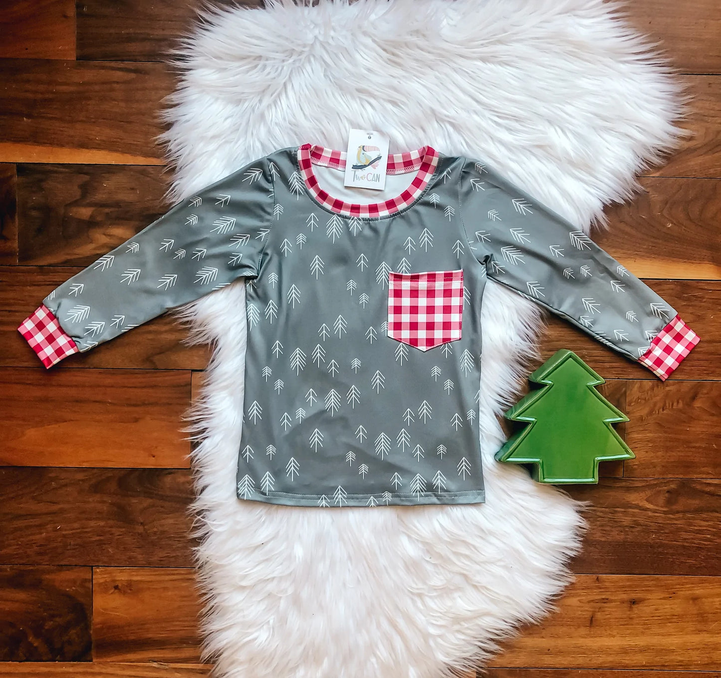 A Country Christmas- Long Sleeve Pocket Tee